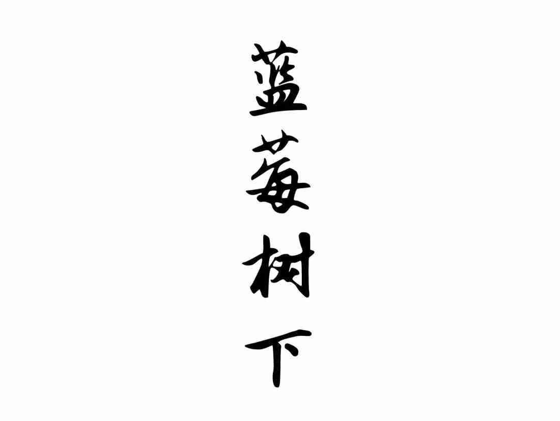 蓝莓树下