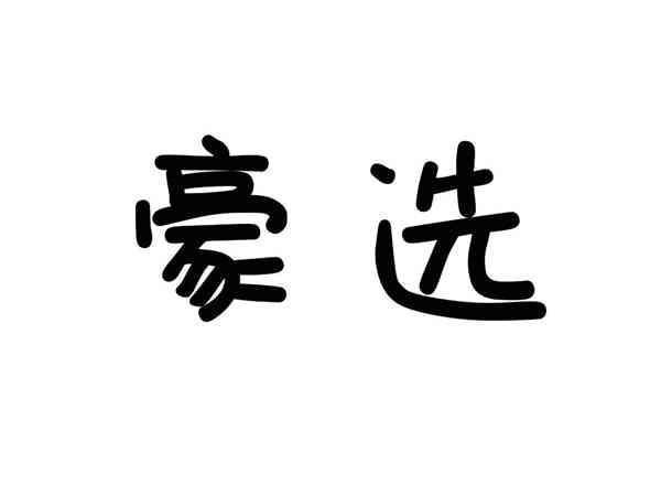 豪选