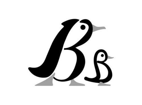 图形-企鹅字母BB