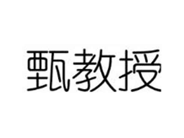 甄教授