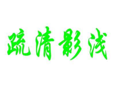 疏清影浅