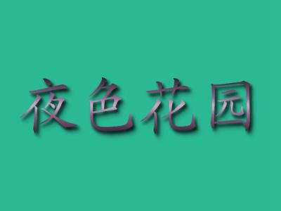 夜色花园