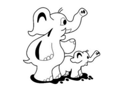 双头象图形